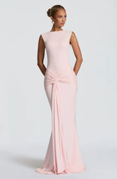 Lorenza Pink Maxi Dress