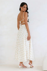 Orchid Kiss Maxi Dress Yellow