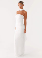 Libra Maxi Dress - White