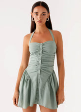 Fable Mini Dress - Sage